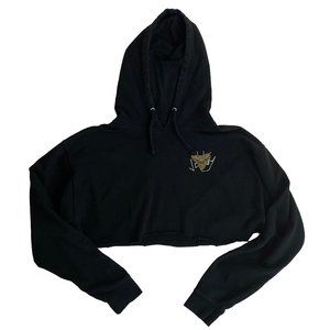 Jetty Cropped Jaws Shark Tooth Hoodie